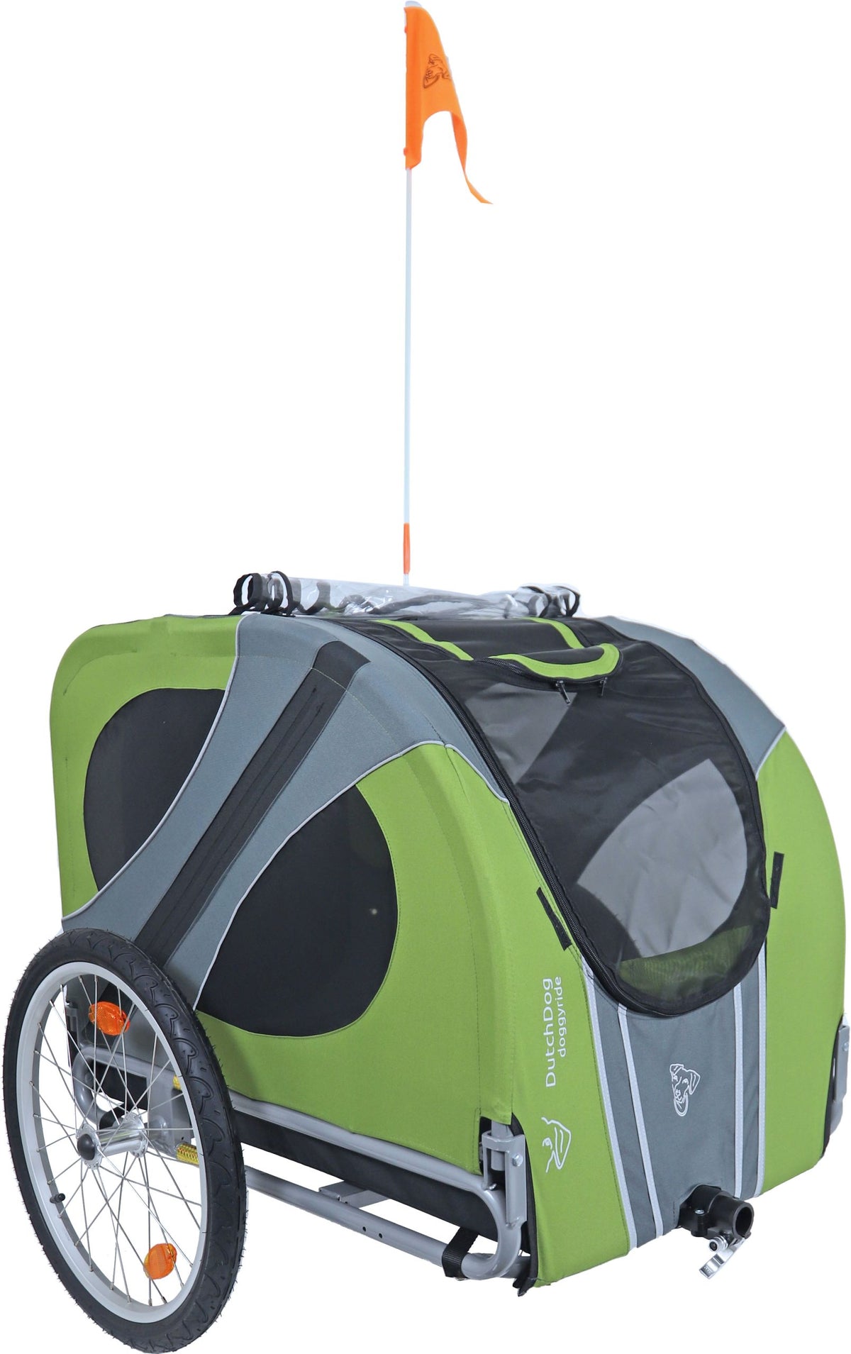 DoggyRide fietskar Novel 20 cabin only, groen/grijs.