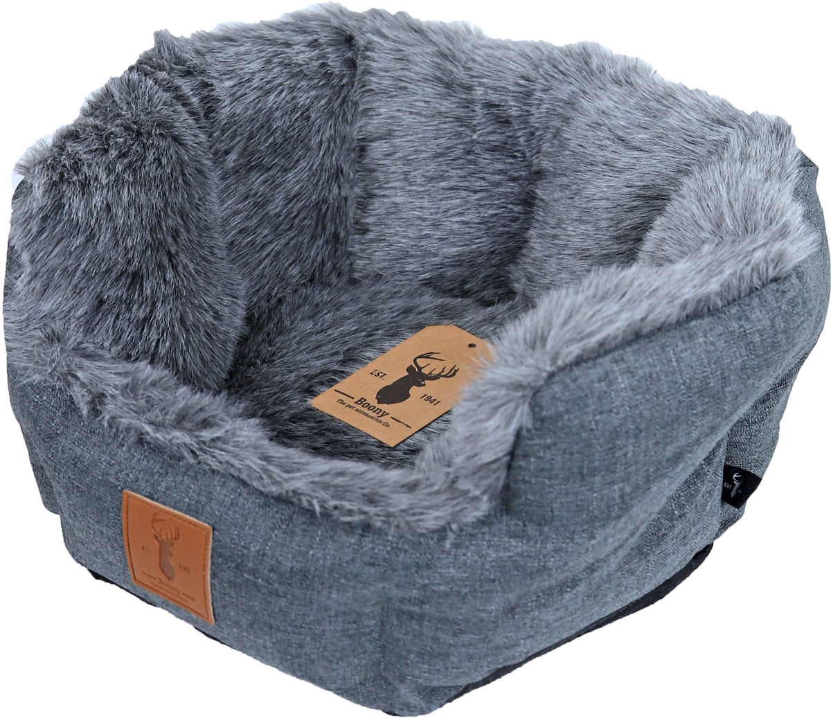 Boony ‘Est 1941’ mand badger grey, 40 cm.