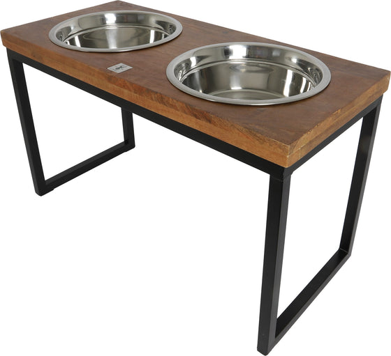 Boony “Est 1941” dinnerset hout + metalen frame 66cm