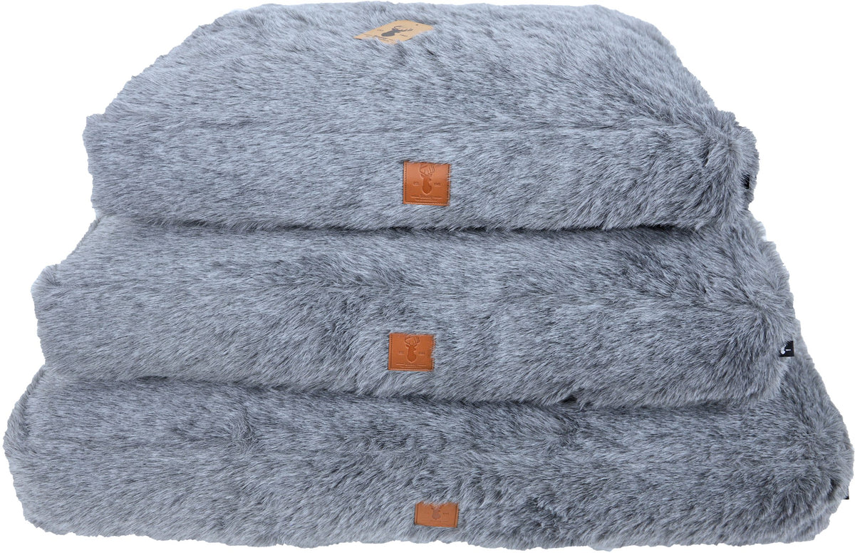 Boony ‘Est 1941’ ligkussen badger grey, 70×50 cm. – afbeelding 2