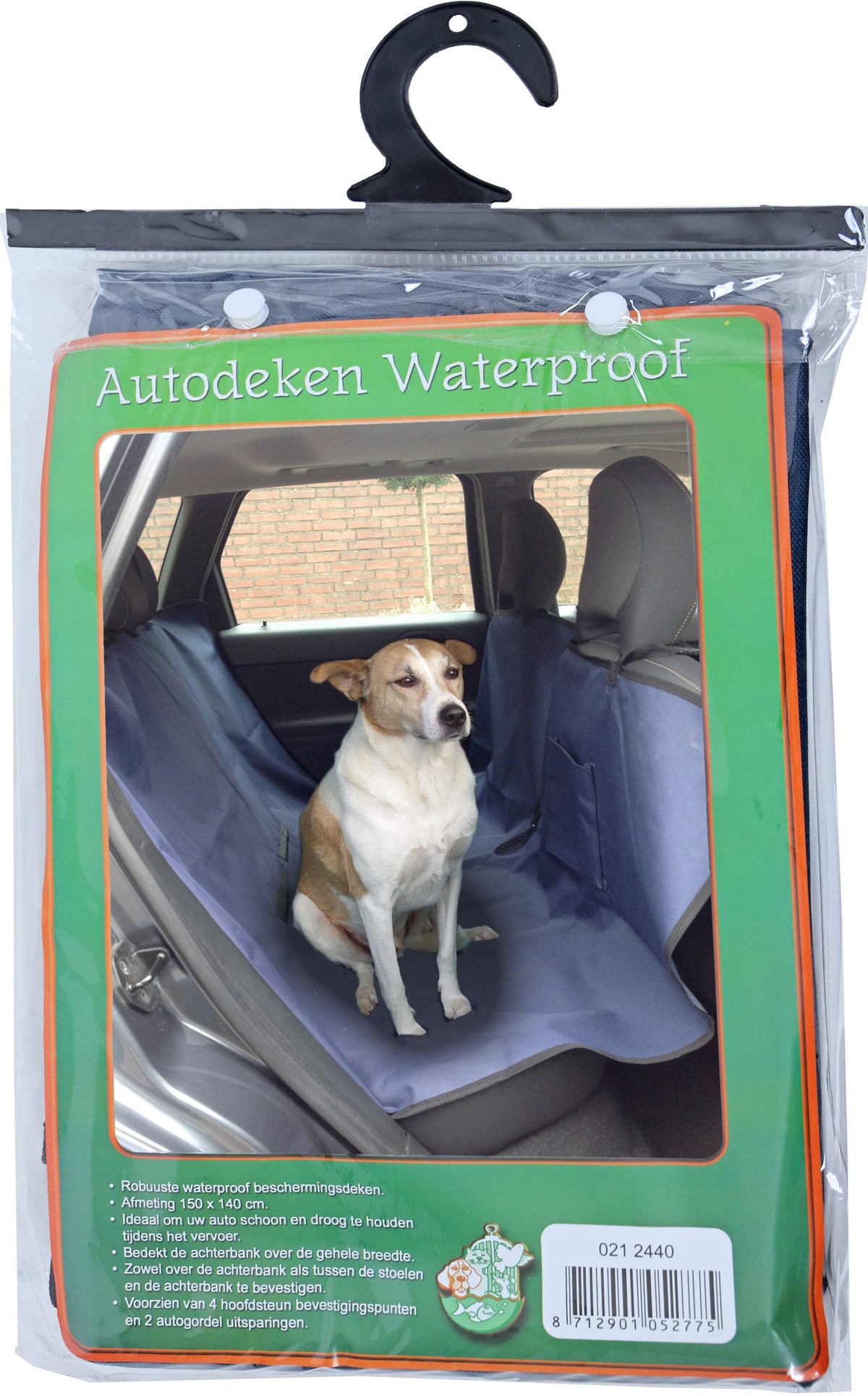 Boon autodeken waterproof blauw, 150×140 cm.