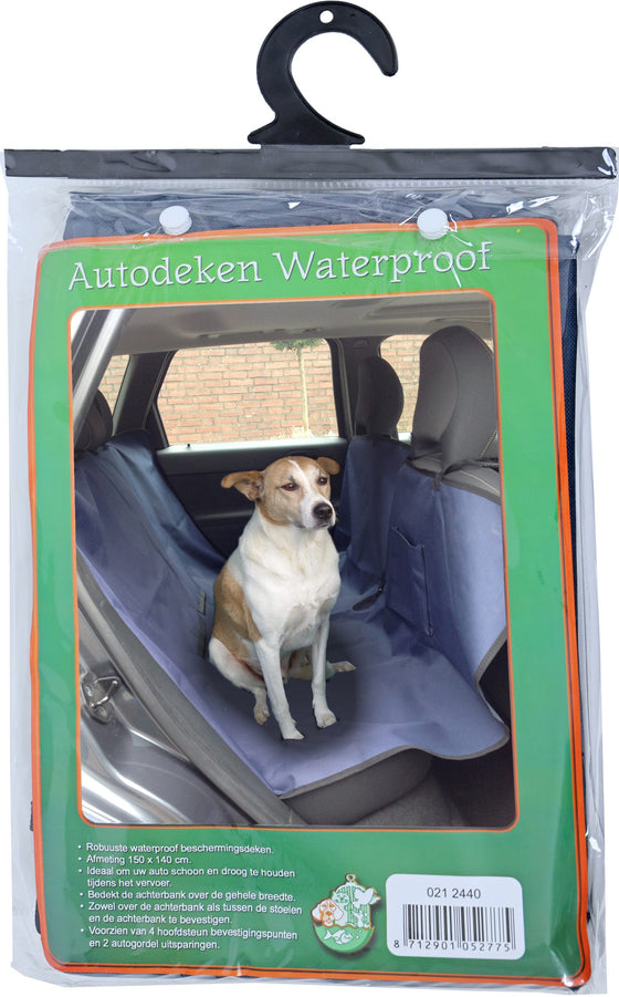Boon autodeken waterproof blauw, 150×140 cm.