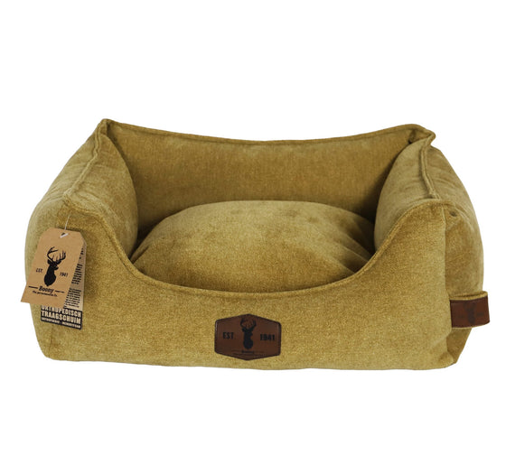 Boony est 1941 premium divan orthop. Ochre yellow 60x45x23cm