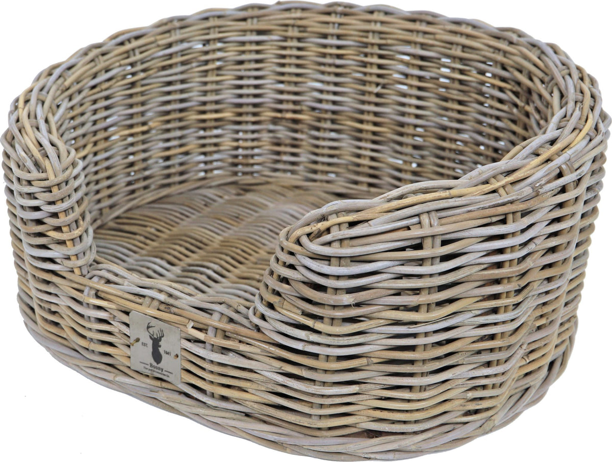 Boony ‘Est 1941’ rotan basket highback, 60 cm.