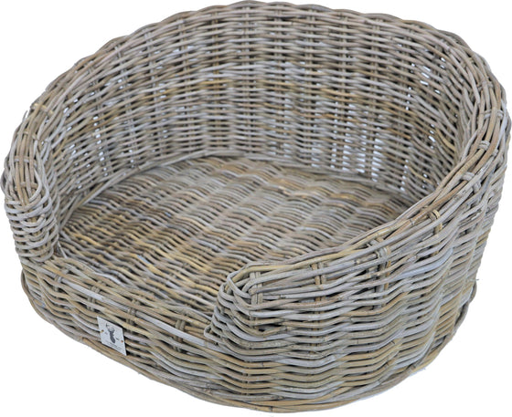 Boony ‘Est 1941’ rotan basket highback, 75 cm.