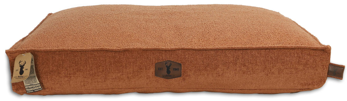 Boony est 1941 premium ligkussen orthopedisch rusty brown 100x70x17cm