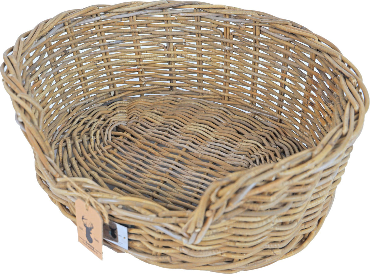 Boony ‘Est 1941’ rotan mand ovaal, 60 cm.