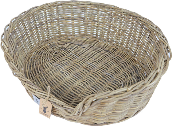 Boony ‘Est 1941’ rotan mand ovaal, 90 cm.