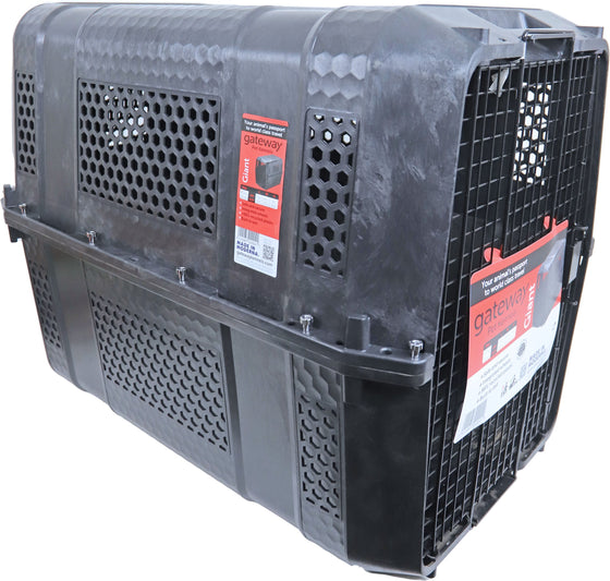Moderna reiskennel Gateway black recycled, giant.
