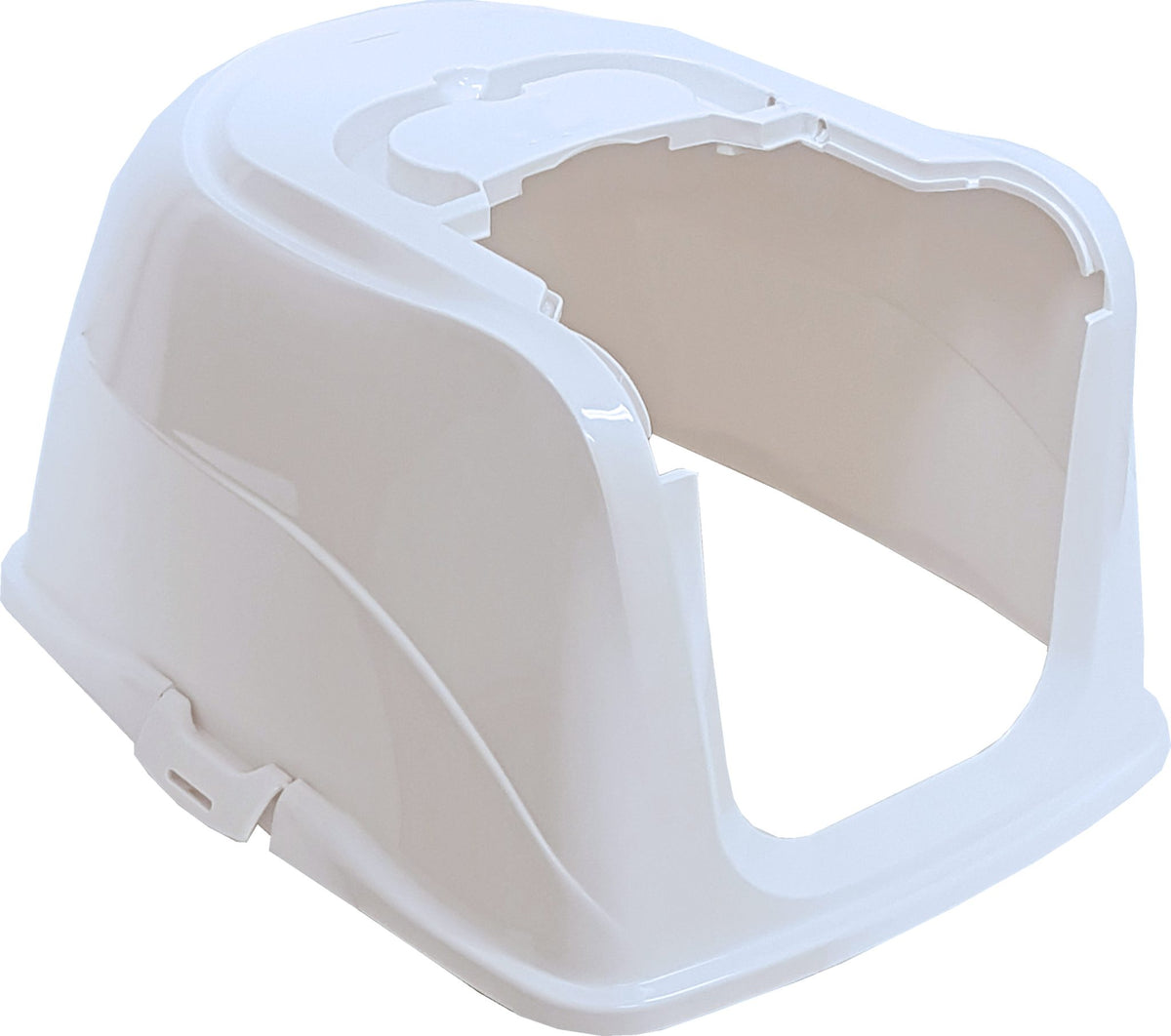 Moderna bovenkap voor kattentoilet Flip-Cat 57 cm jumbo, wit.