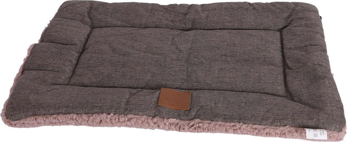 Boony ‘Est 1941’ ligkussen cozy duo highland mauve 58x42cm