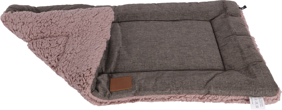 Boony ‘Est 1941’ ligkussen cozy duo highland mauve 75x47cm