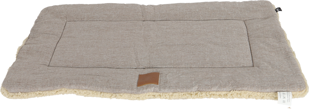 Boony ‘Est 1941’ ligkussen cozy duo highland sand 75x47cm
