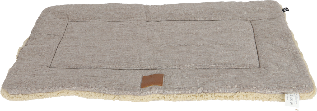 Boony ‘Est 1941’ ligkussen cozy duo highland sand 75x47cm
