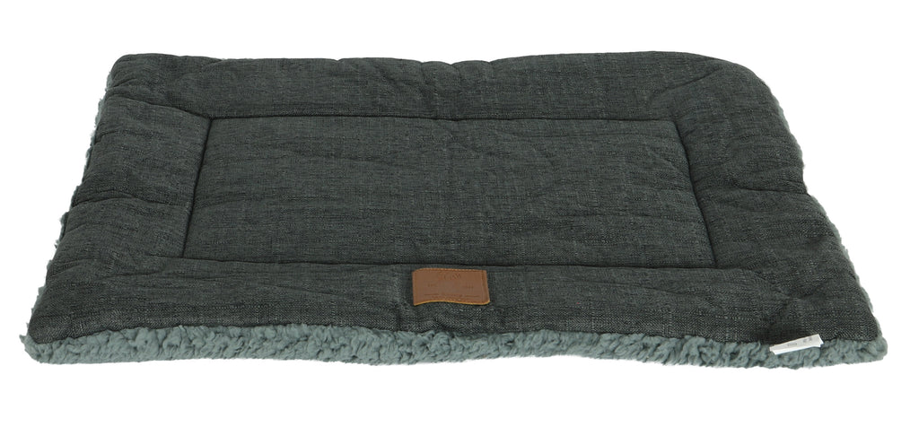 Boony ‘Est 1941’ ligkussen cozy duo highland graphite 58x42cm
