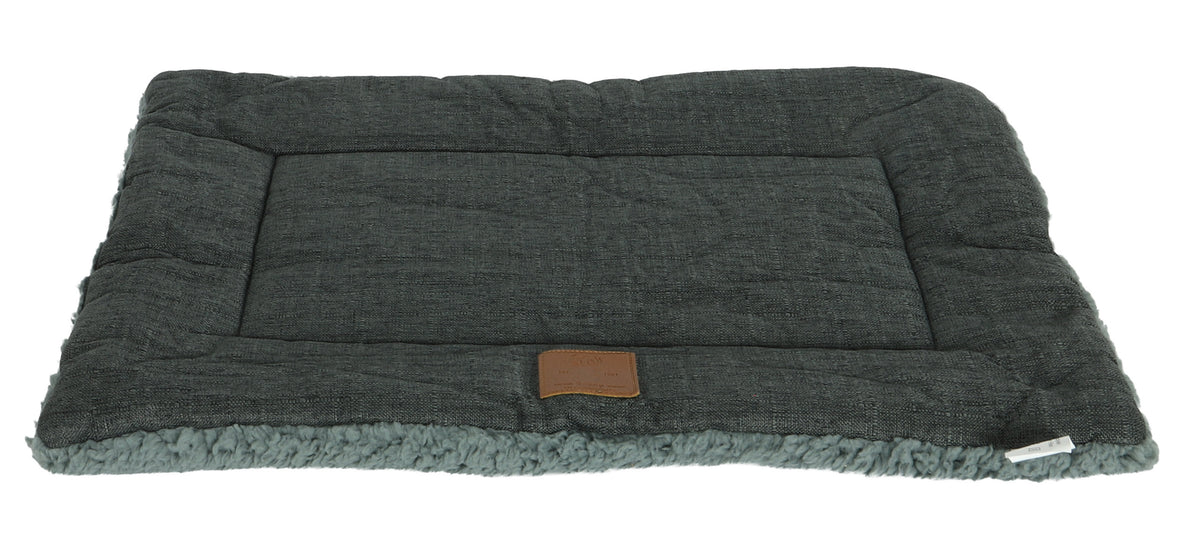 Boony ‘Est 1941’ ligkussen cozy duo highland graphite 58x42cm