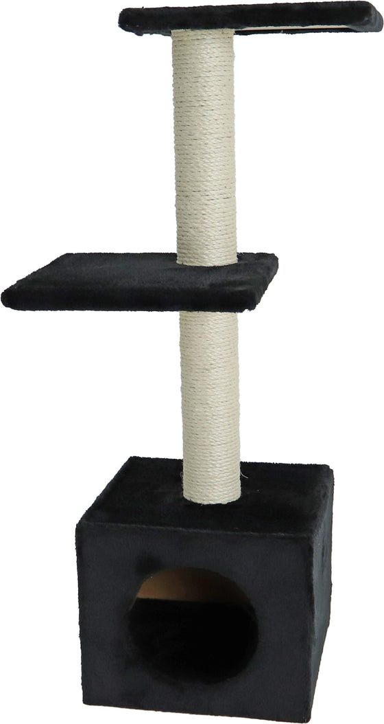 Boon krabpaal pluto zwart 90cm