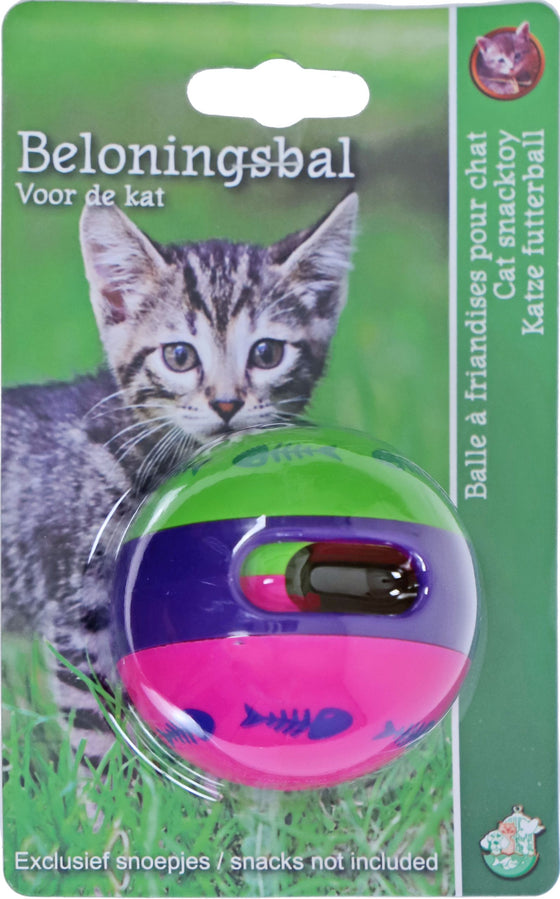 Boon beloningsbal kat op blister, Ø 6 cm.