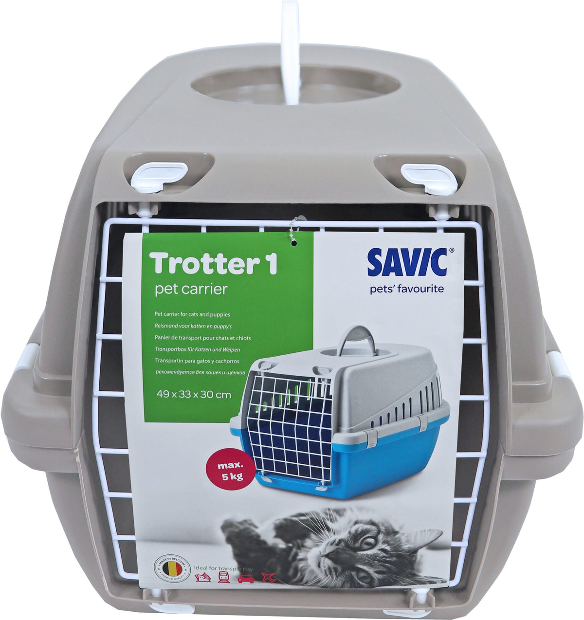 Savic reismand Trotter 1 plastic, warmgrijs. (3) – afbeelding 4