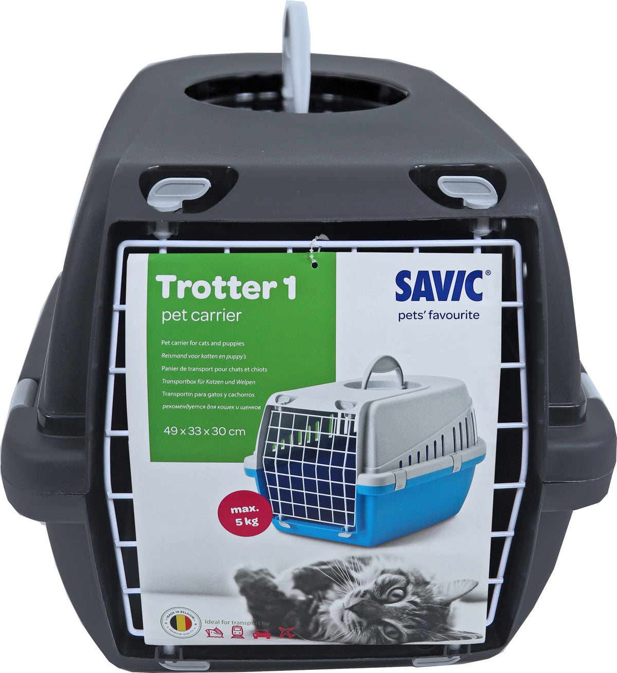 Savic reismand Trotter 1 plastic, zwart.  (3) – afbeelding 4