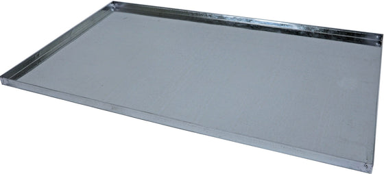 Metalen lade voor draadkooi nr. 4, zink.
Afmeting: 105×68 cm.