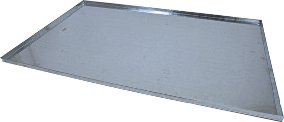 Metalen lade voor draadkooi nr. 5, zink.
Afmeting: 120×74 cm.