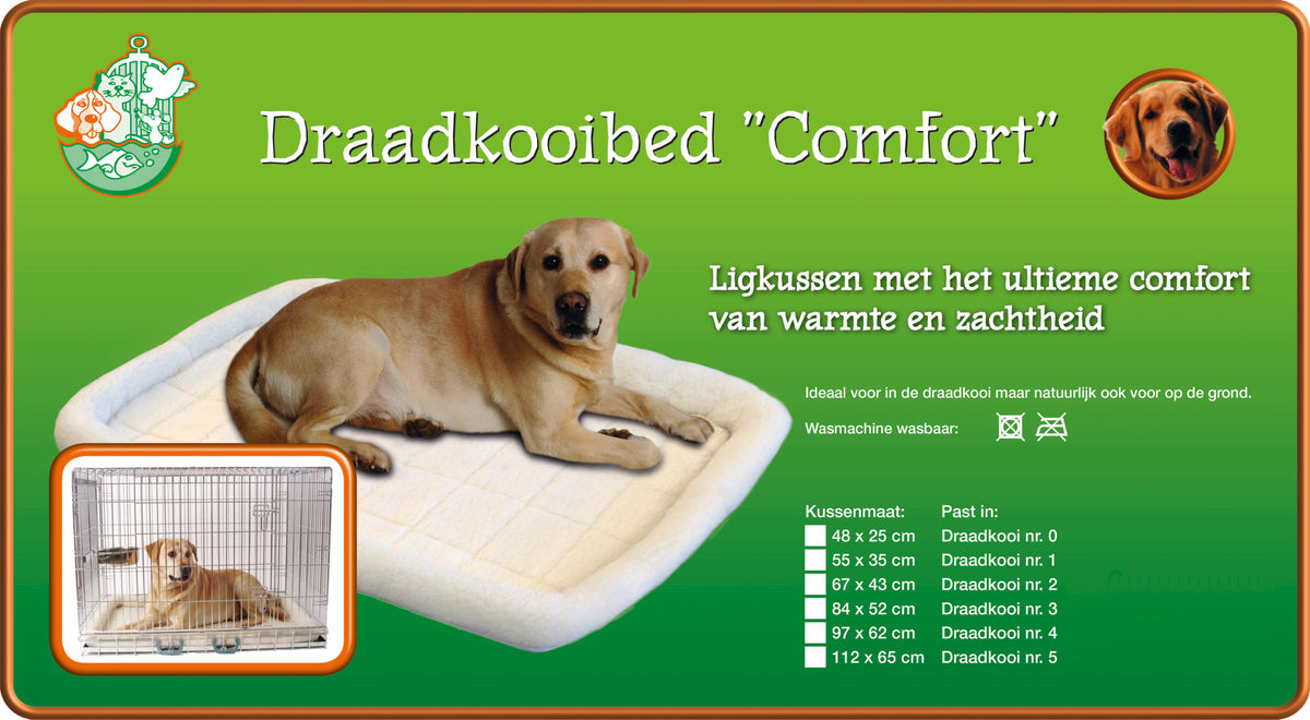 Boon draadkooibed Comfort ivoor voor nr. 0, 52×31 cm. – afbeelding 2