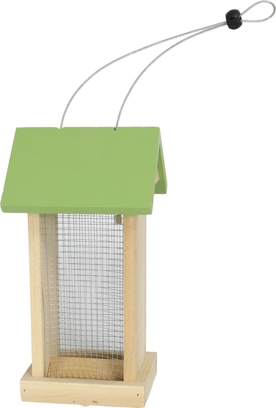 Boon pindahouder hout lichtgroen dak 28cm