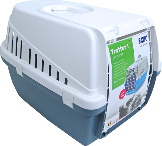 Savic reismand Trotter 1 plastic, earthblue/wit.