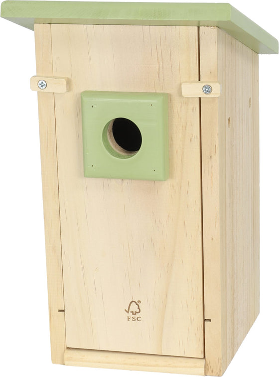 Boon mezenkast hout 28mm lichtgroen dak 27cm