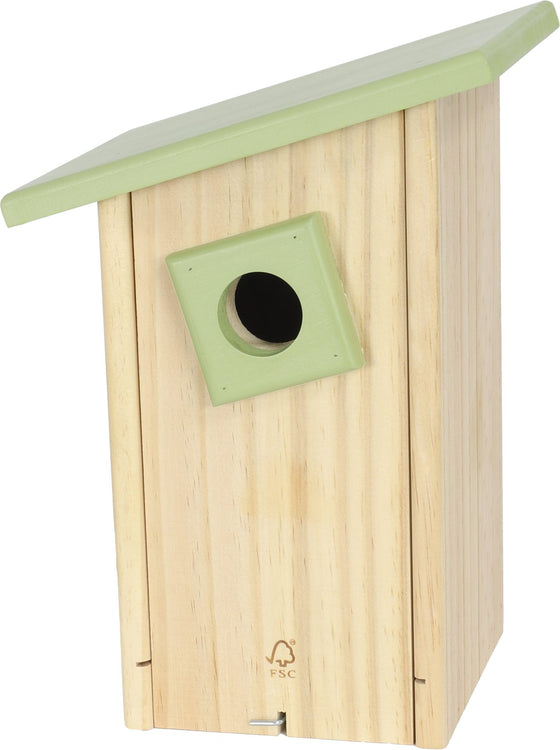 Boon mezenkast hout 32mm lichtgroen schuindak 27cm