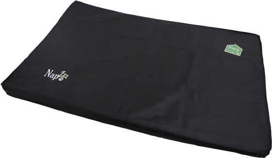 Nap’zzz draadkooikussen waterproof zwart, 120x74x5 cm.