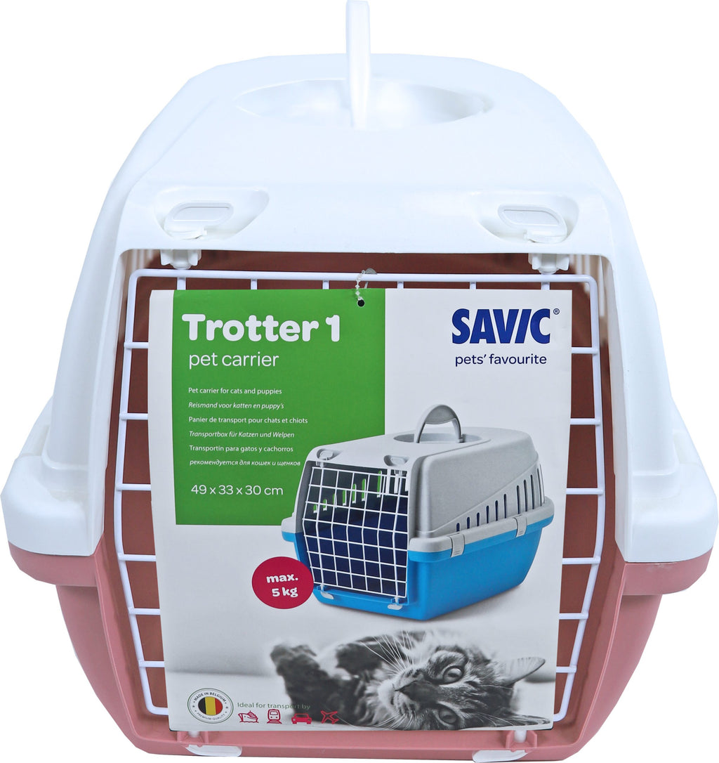Savic reismand Trotter 1 plastic, earthroze/wit. (3) – afbeelding 4