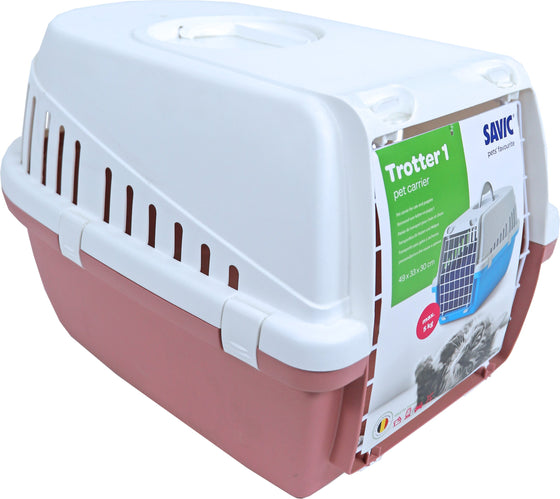 Savic reismand Trotter 1 plastic, earthroze/wit.