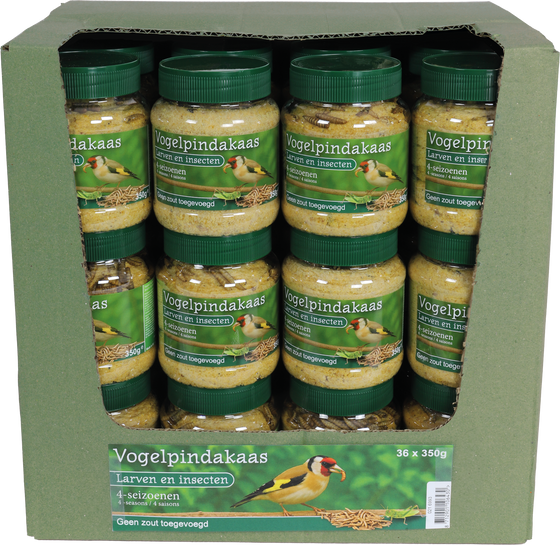 Boon pindakaas larven+insecten 350 gram doos a 36 stuks
