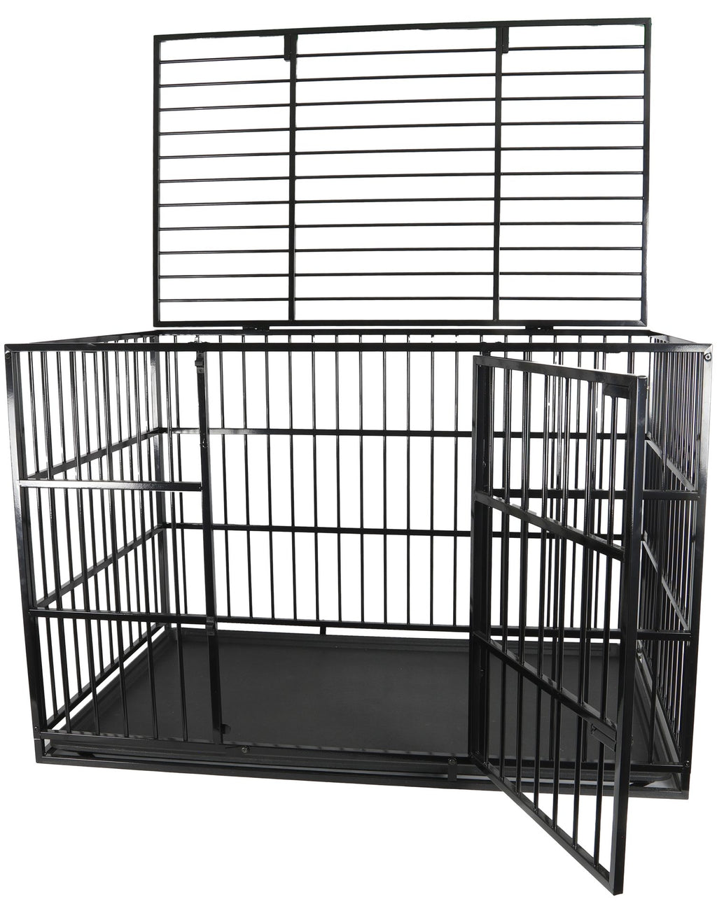 Boon hondenverblijf superior zwart 107x70x75cm – afbeelding 2