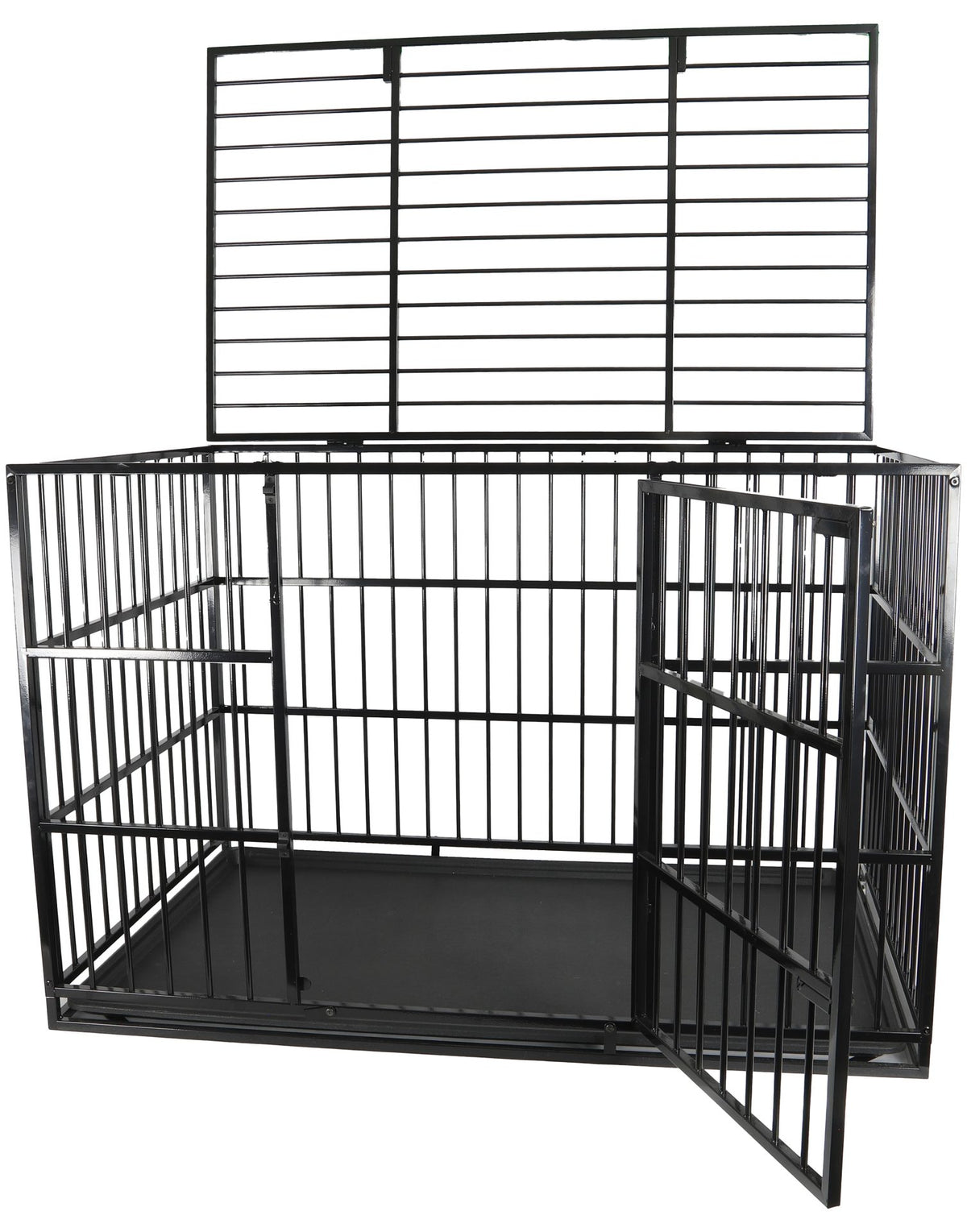 Boon hondenverblijf superior zwart 107x70x75cm – afbeelding 2