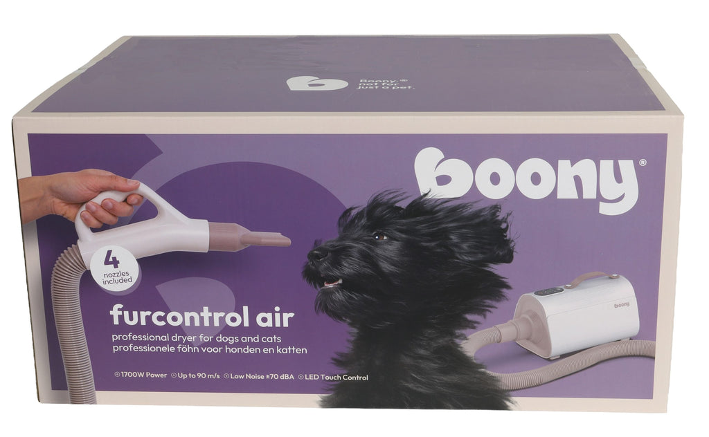Boony Furcontrol air huisdierenfohn + 4 nozzle