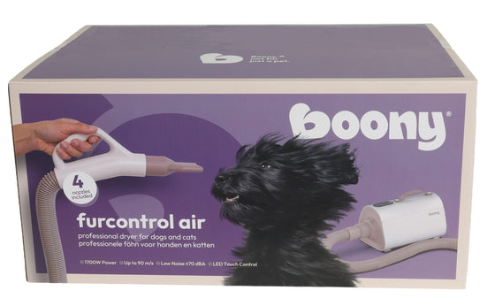 Boony Furcontrol air huisdierenfohn + 4 nozzle