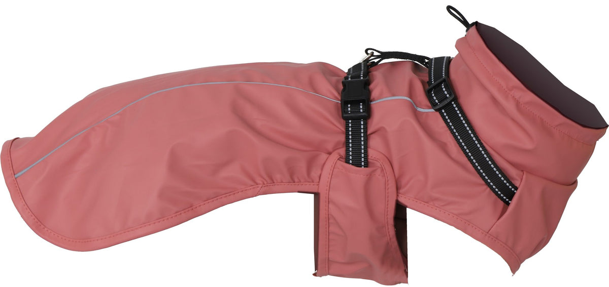 Boony regenjas + tuig storm roze 30cm