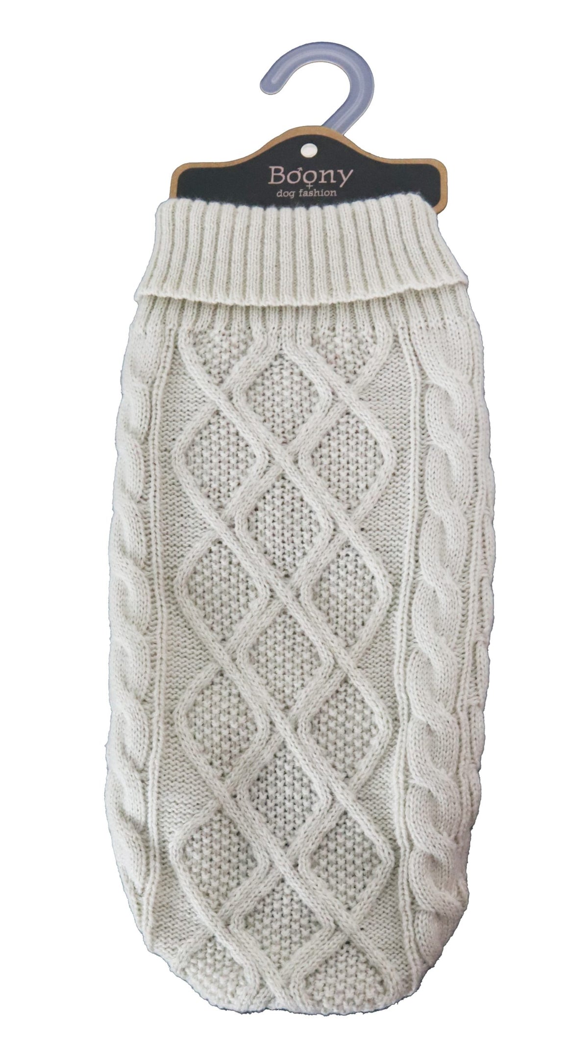 Boony hondenkabeltrui beige 25 cm