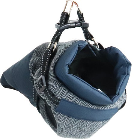 Boony hondenjas+tuig alpine navy 40cm