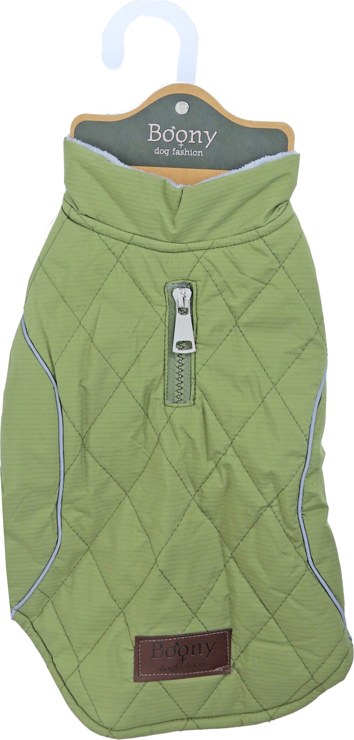 Boony Dog fashion hondenjas Urban groen, 30 cm.