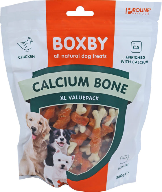 Proline Boxby calcium bone XL valuepack, 360 gram.