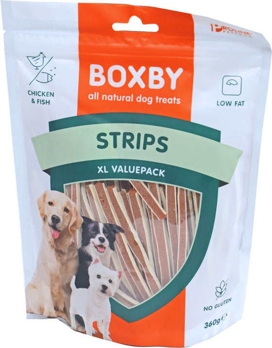 Proline Boxby strips XL valuepack, 360 gram.