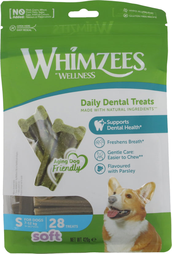 Whimzees soft small valuebag a 28 stuks