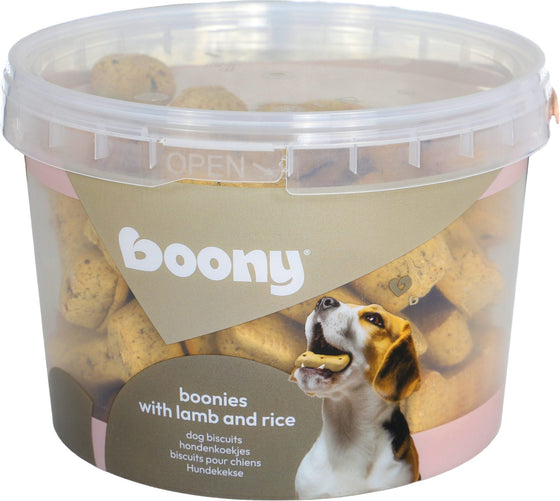Boony hondenkoek lam/rijst boonies emmer 1000 gram