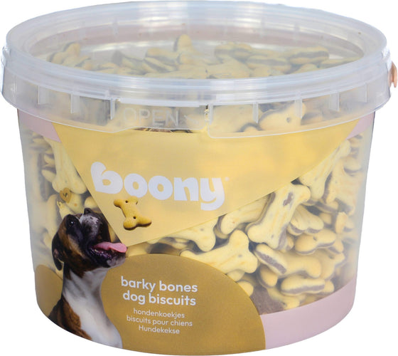 Boony hondenkoek barky bones emmer 1000 gram