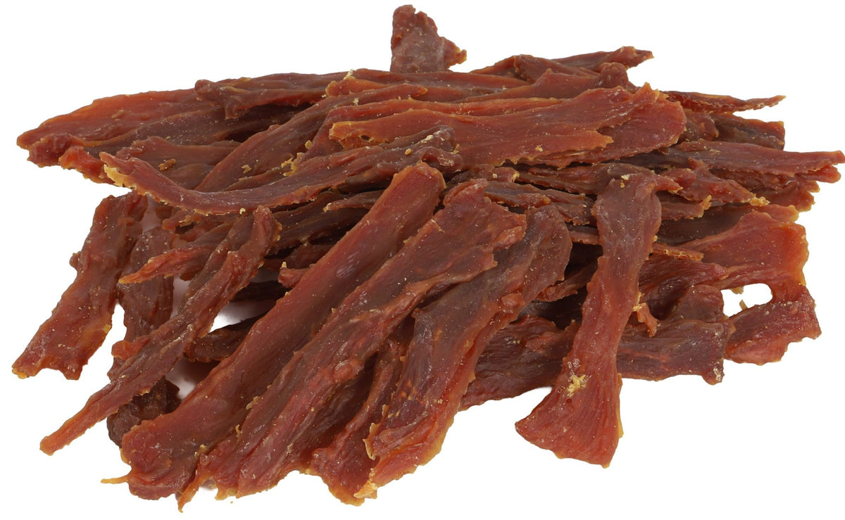 Boon Natuurlijke Snack eend, eendenfilet, zak a 400 gram.