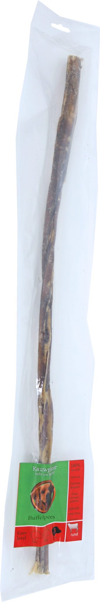 Boon Natuurlijke Snack rund, buffelpees 50 cm, zak a 1 stuk.